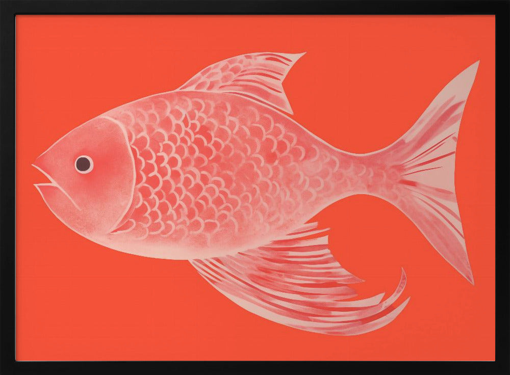 Red Fantasy Fish | Poster