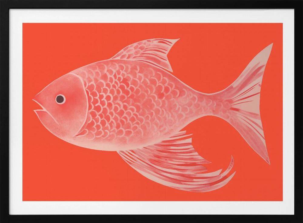 Red Fantasy Fish | Poster