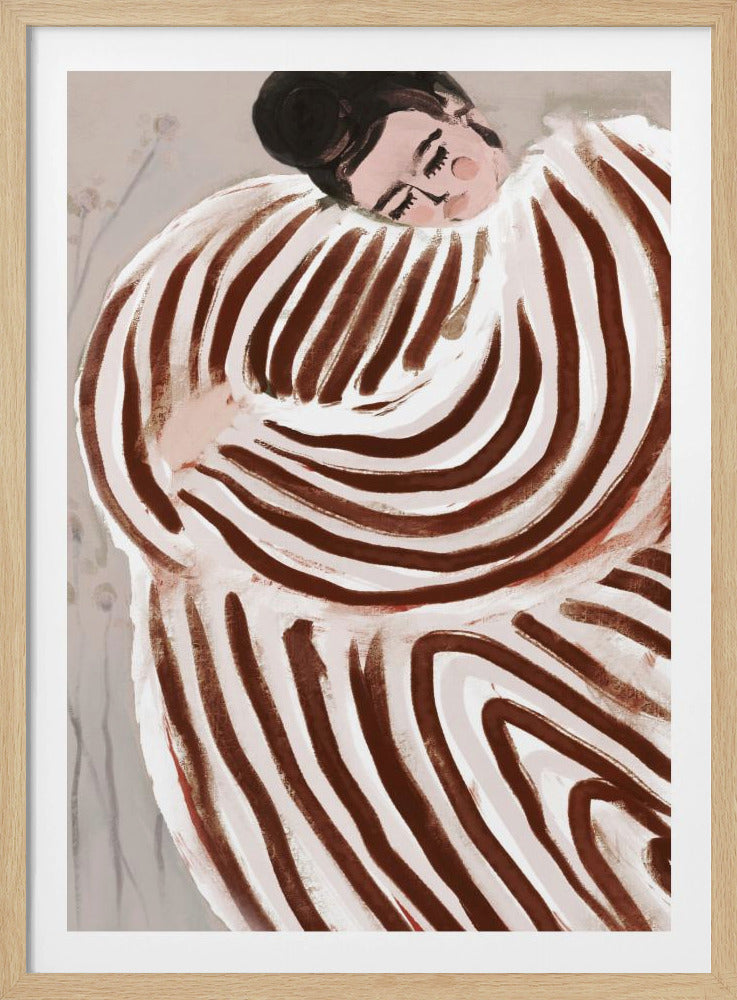 Striped Embrace | Poster