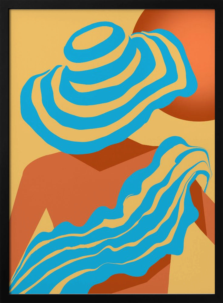 Sunlit Wavesstripe | Poster