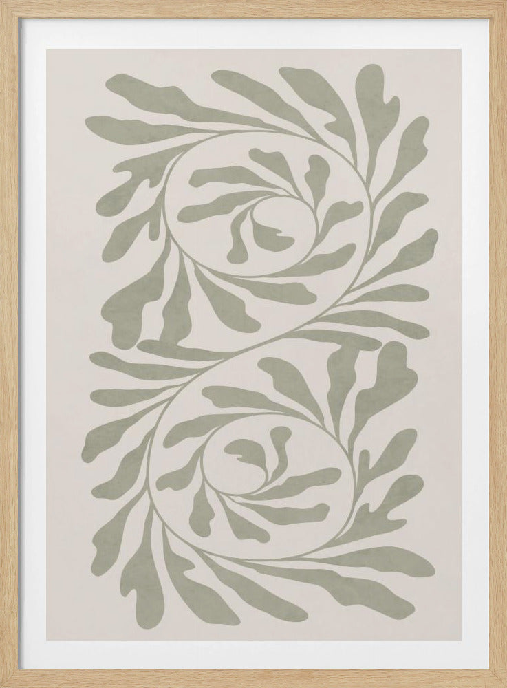 Olive Green Abstract | Poster