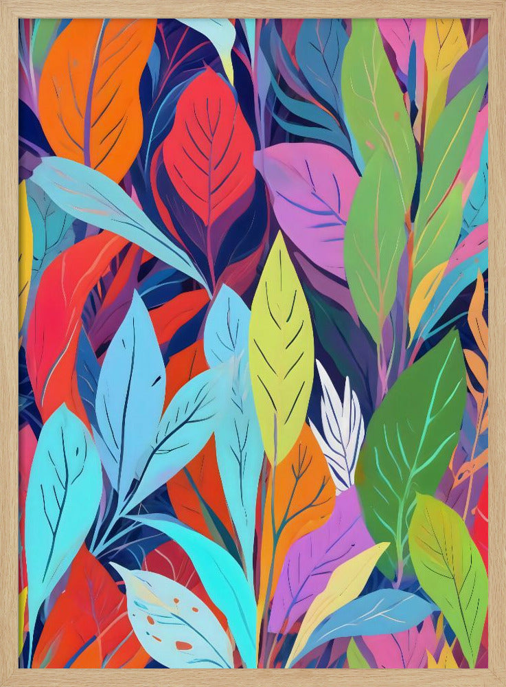Colorful Leaves Forest | Poster