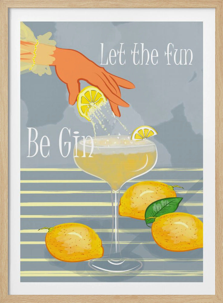 Let the Fun Be Gin | Poster