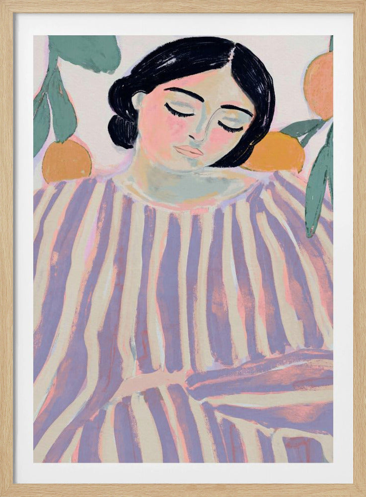 Sleeping in Stripes | Poster