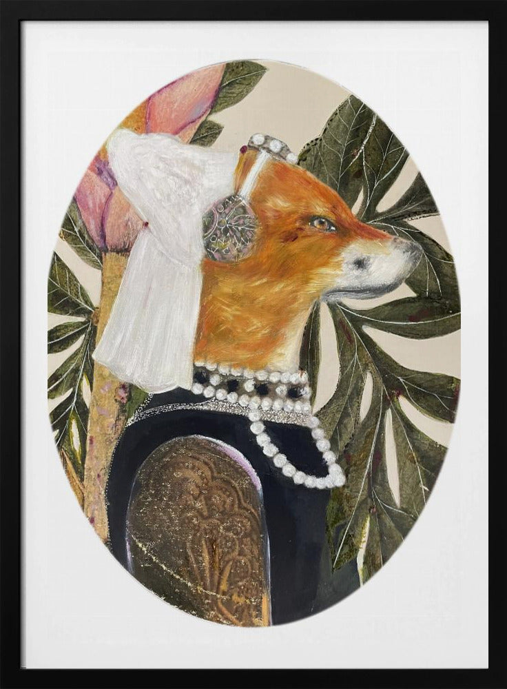 Fox Dressed In Renaissance Attire | Poster