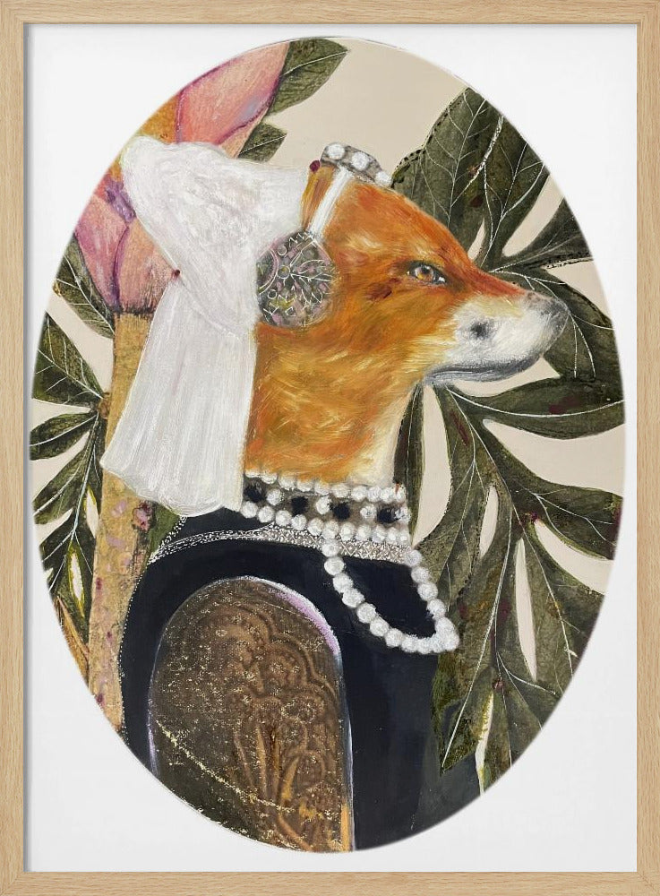 Fox Dressed In Renaissance Attire | Poster