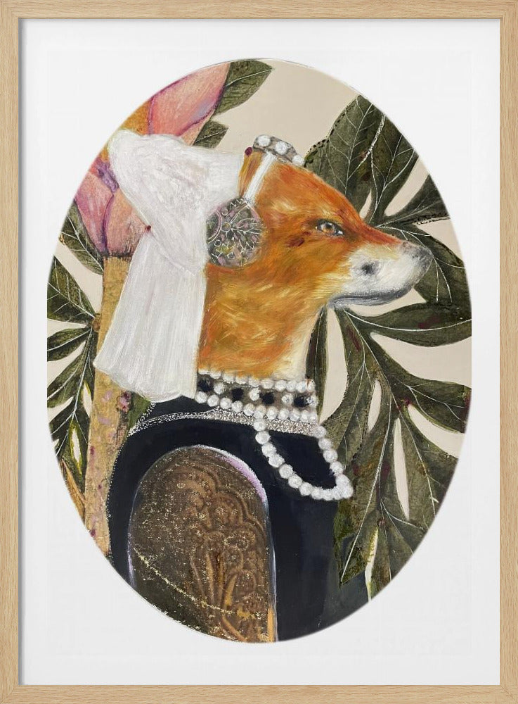 Fox Dressed In Renaissance Attire | Poster