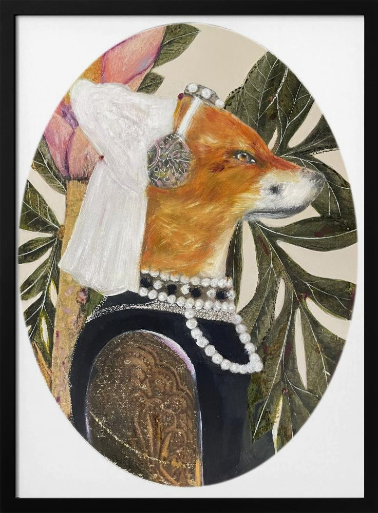 Fox Dressed In Renaissance Attire | Poster