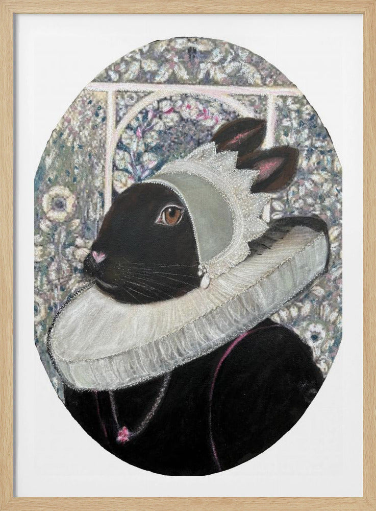 Regal Rabbit Portrait | Poster