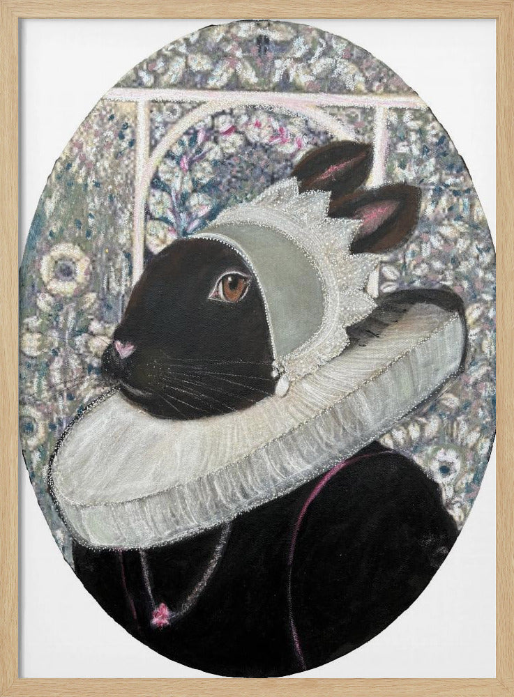 Regal Rabbit Portrait | Poster