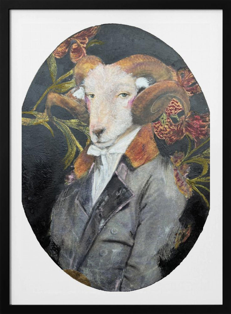 Regal Ram Portrait | Poster