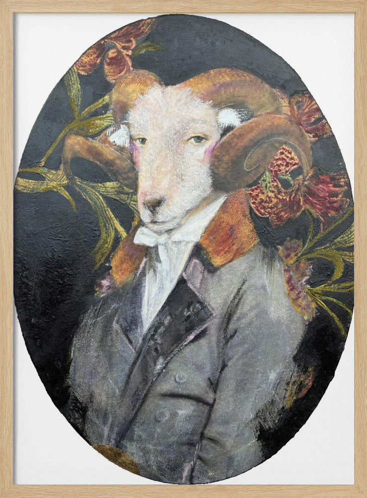 Regal Ram Portrait | Poster