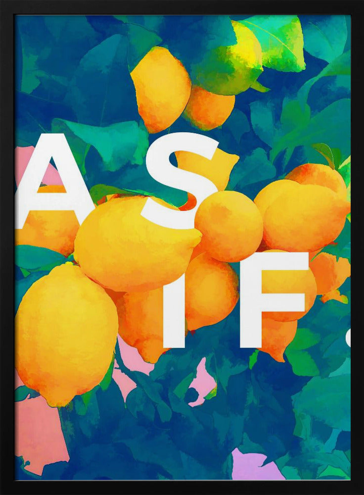 Bright Yellow Lemons | Poster