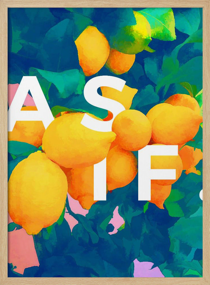 Bright Yellow Lemons | Poster