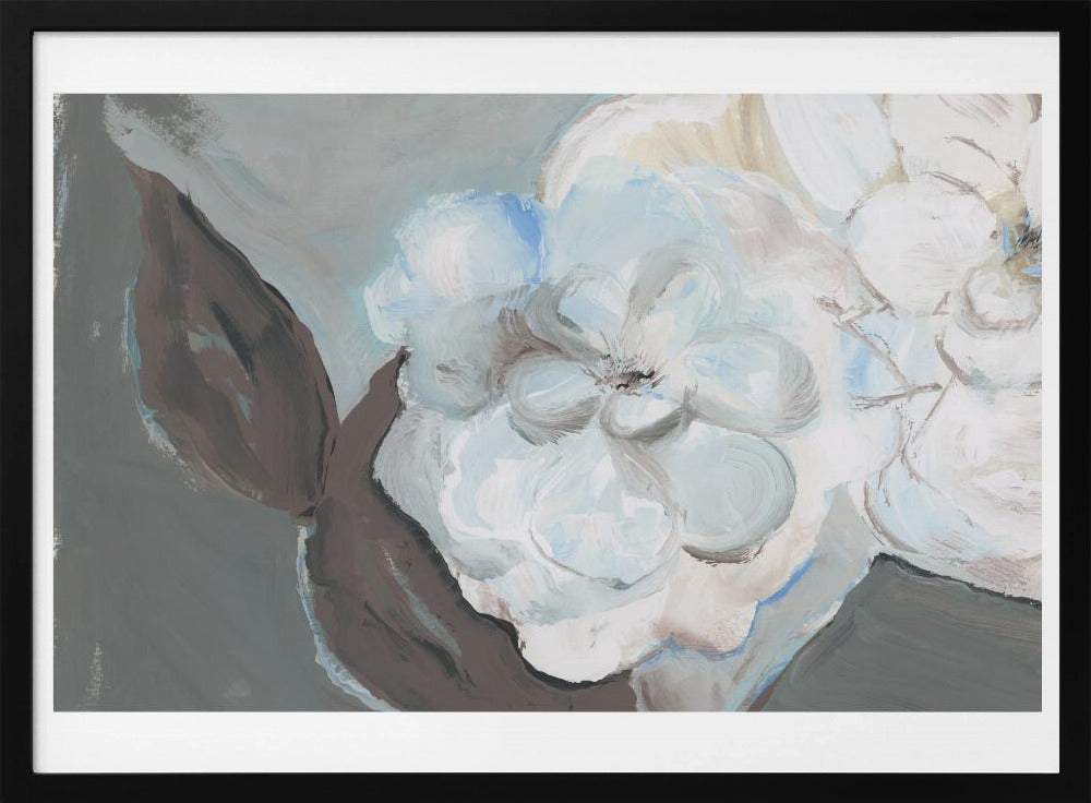 White Petals & Shadows | Poster