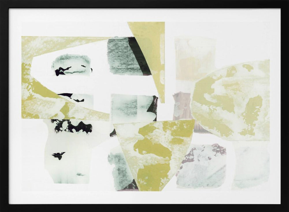 Lemon Grey Geometry | Poster