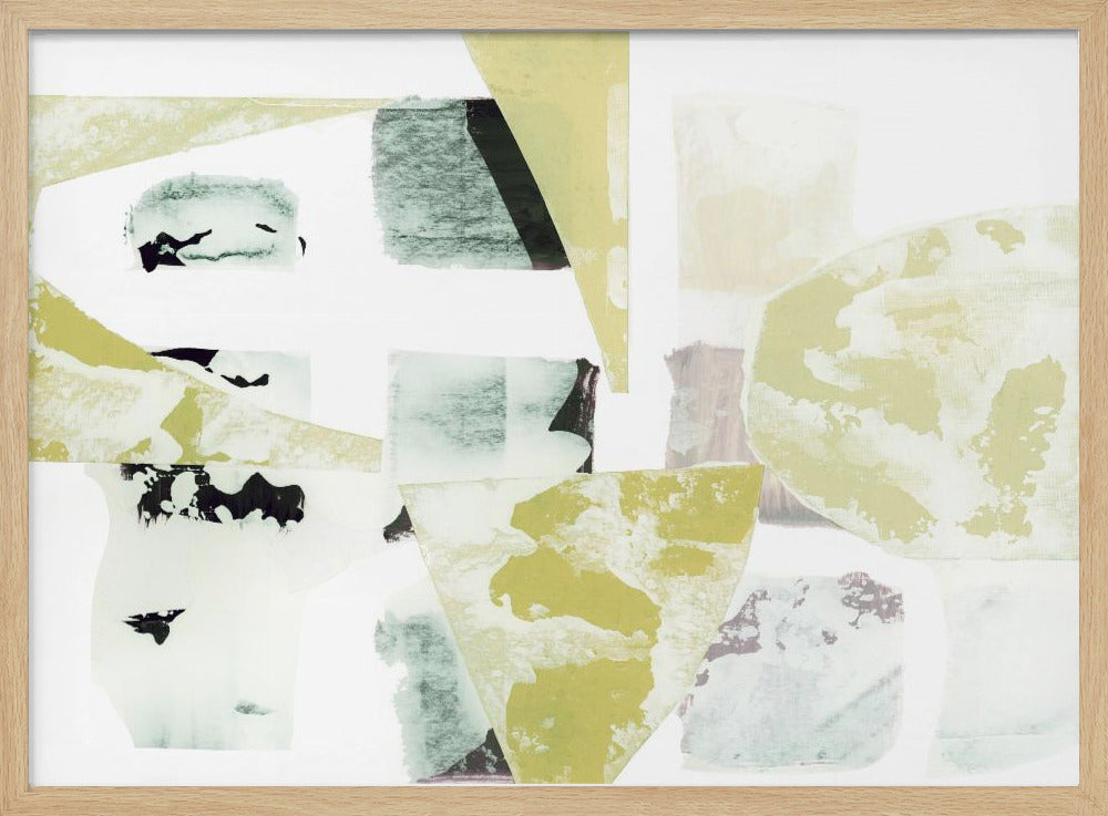 Lemon Grey Geometry | Poster