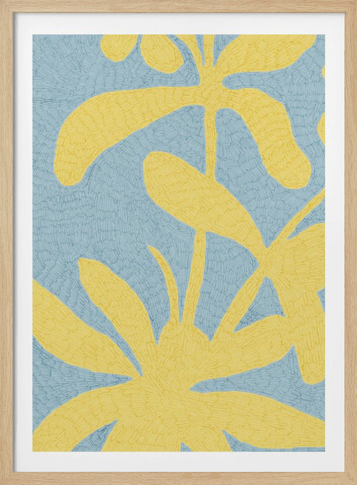 Golden Petals Bloom | Poster