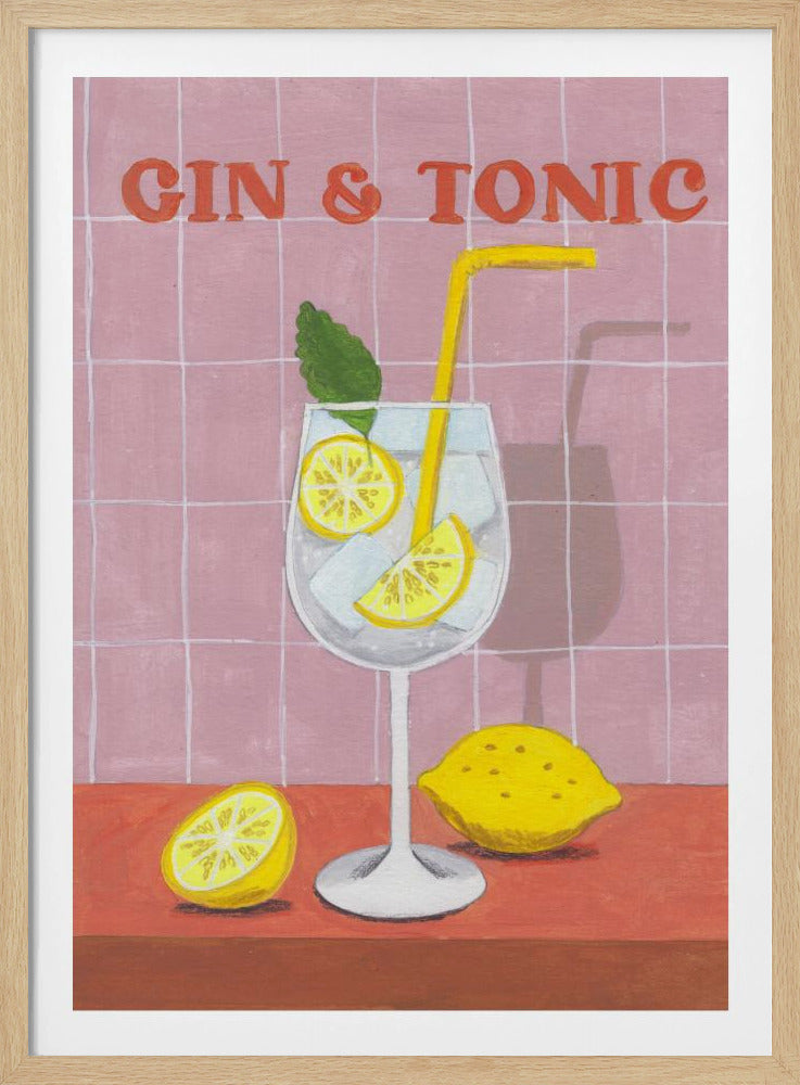 Gin and Tonic Cocktail | Poster