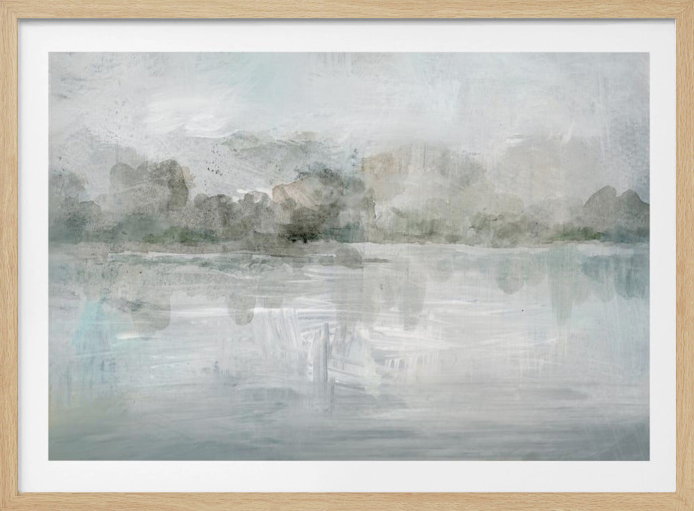 A Tranquil Misty Lake | Poster