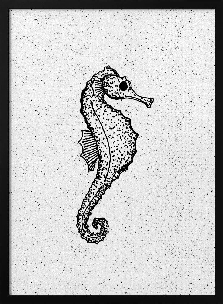 Whimsical Seahorse | Poster
