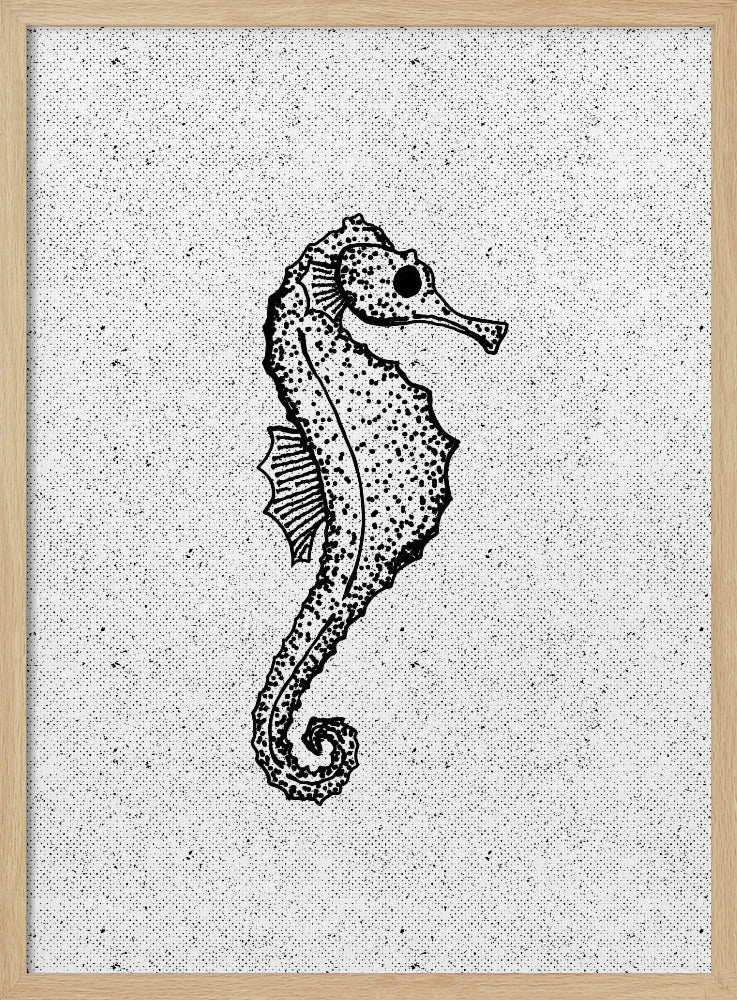 Whimsical Seahorse | Poster