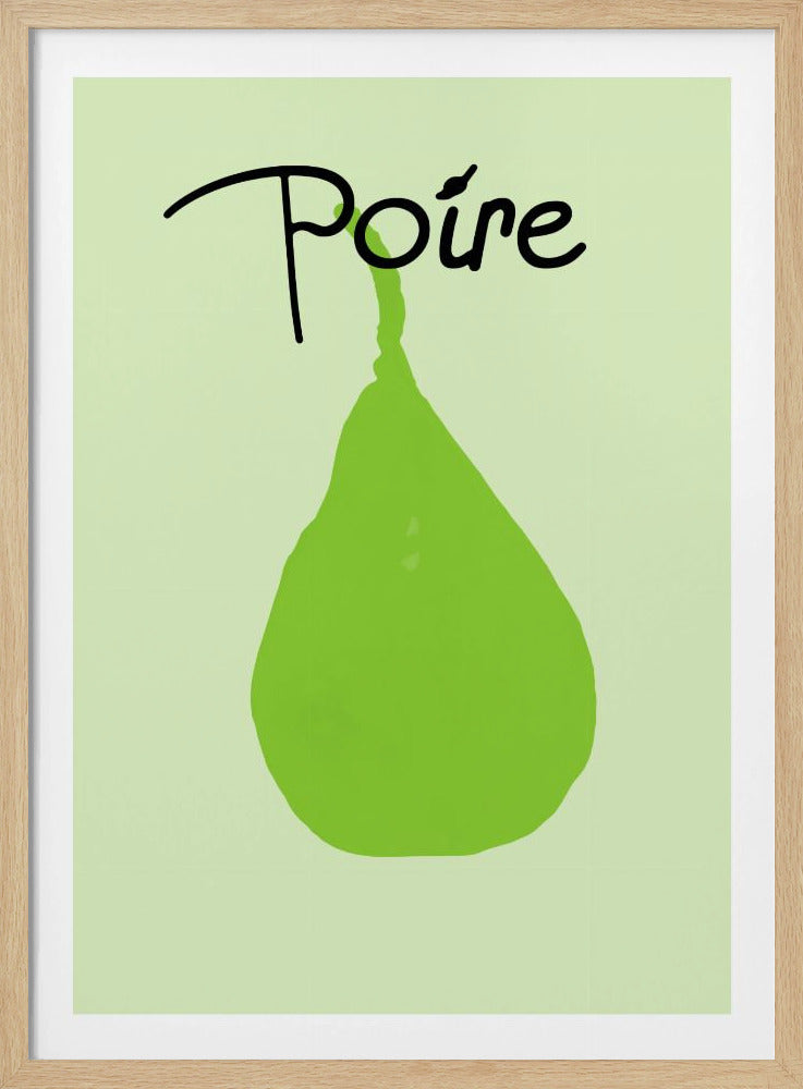Green Pear Delight | Poster