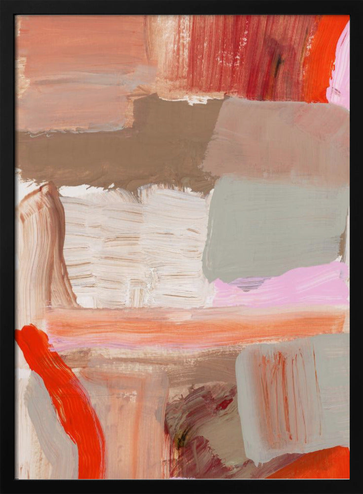 Colorful Bold Brushstrokes | Poster