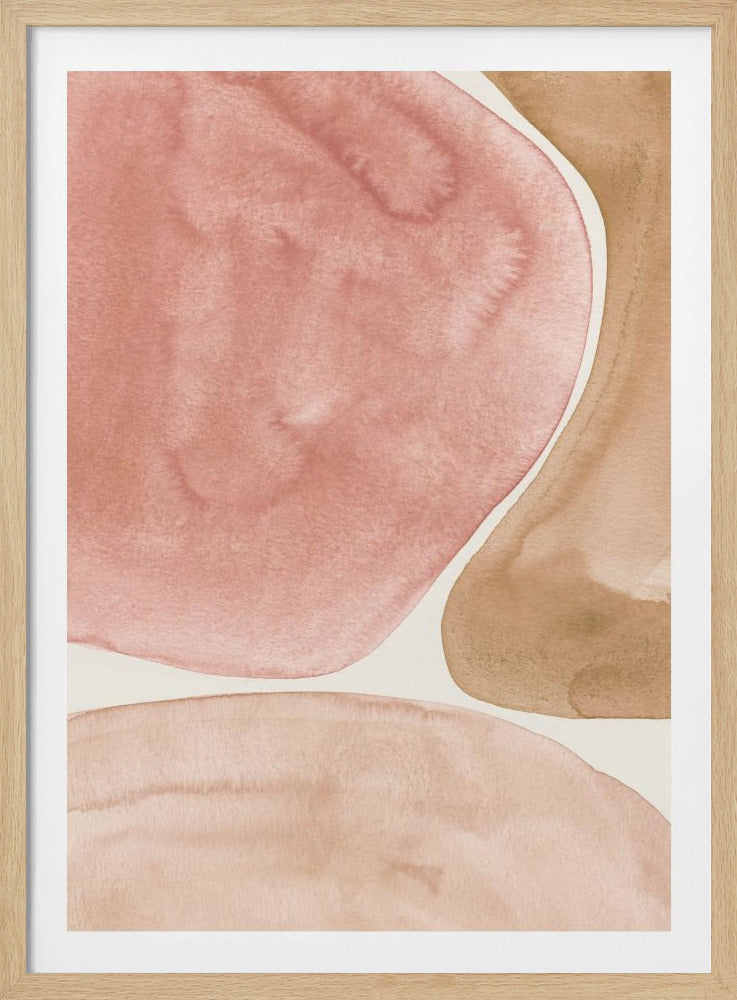 Organic Shapes in Earthy Tones | Poster