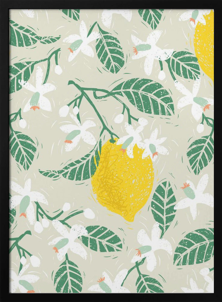 Lemon tree blossoms | Poster