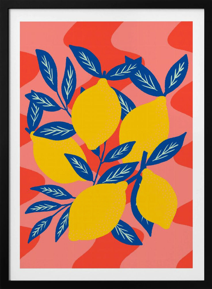 Lively Lemon Burst | Poster