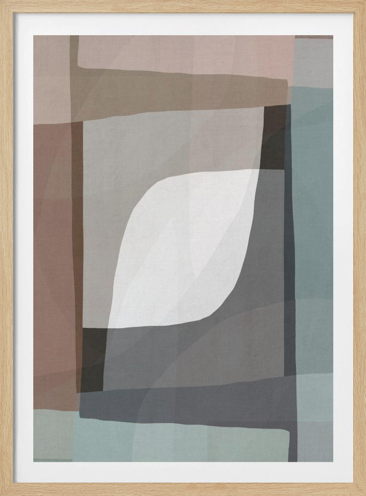 Geometric Shapes and Muted Earth Tones | Poster