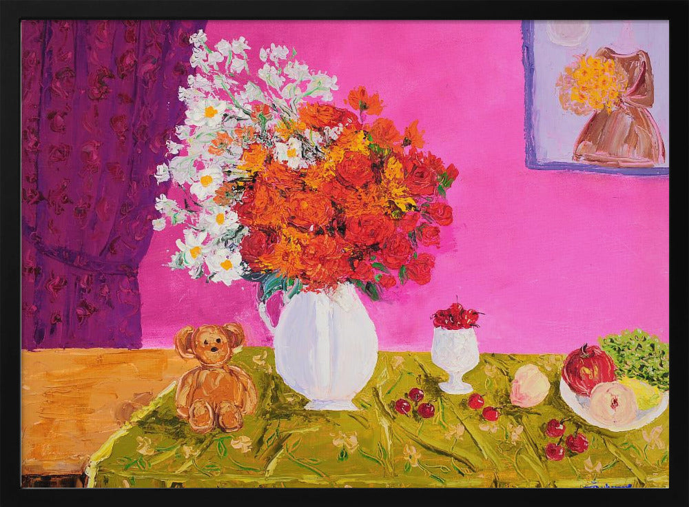 Vase Of Bright Flowers | Poster