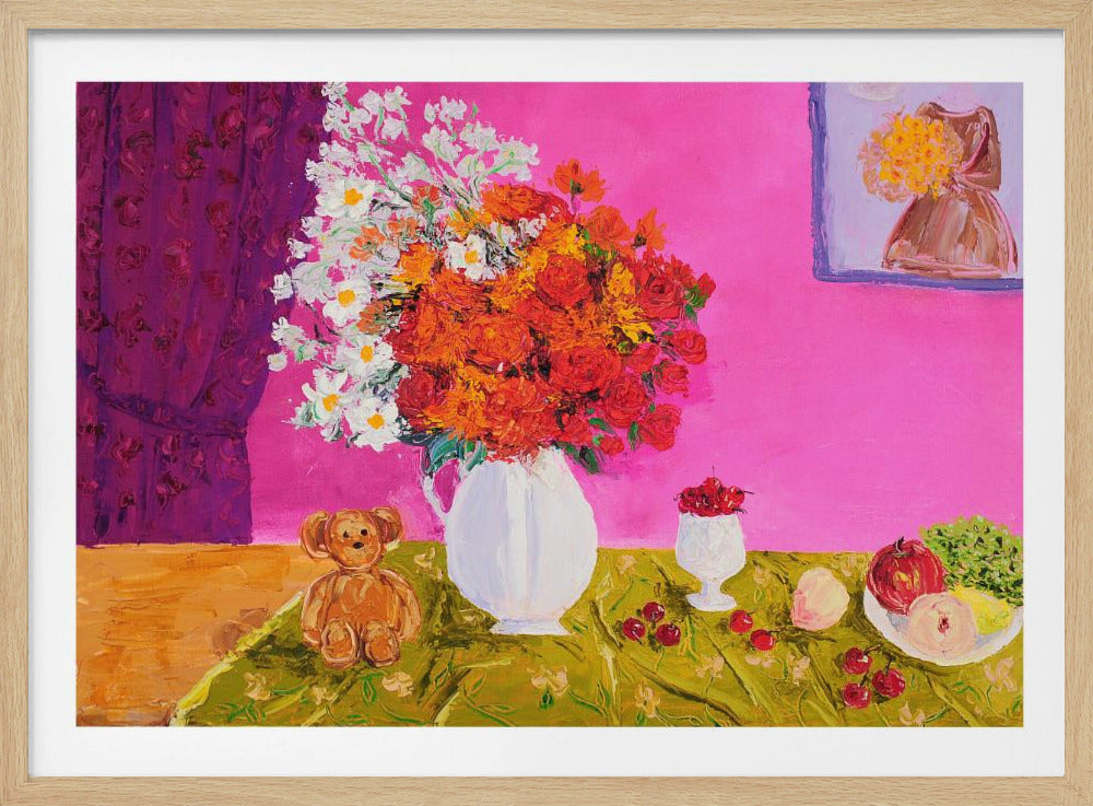 Vase Of Bright Flowers | Poster