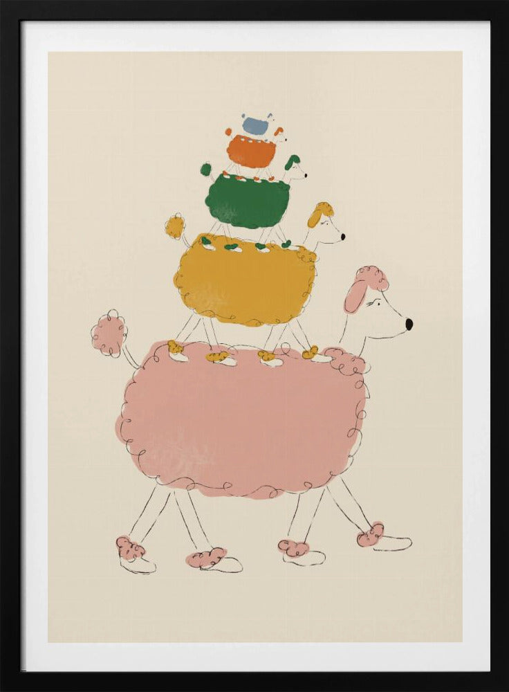 Poodle Pyramid | Poster
