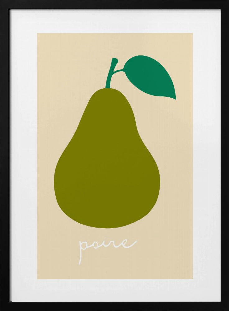 La Poire (Dark Green) | Poster