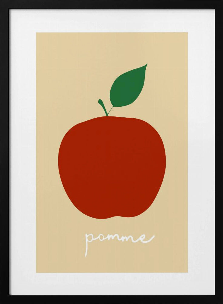 La Pomme (Bright Red) | Poster