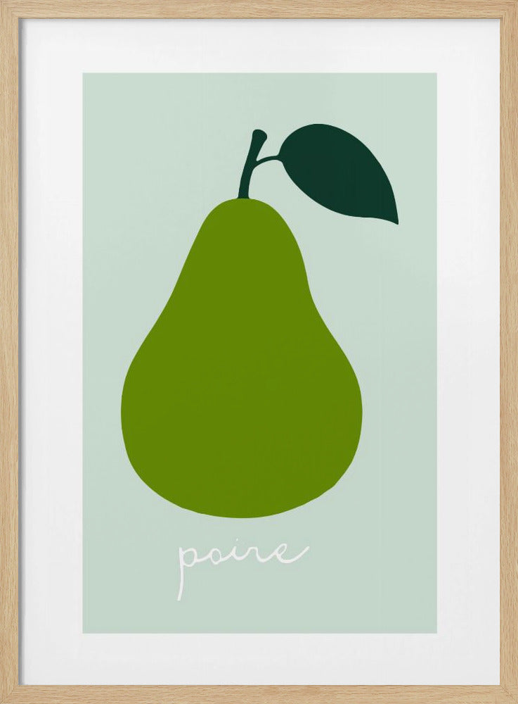 La Poire (Bright Green) | Poster