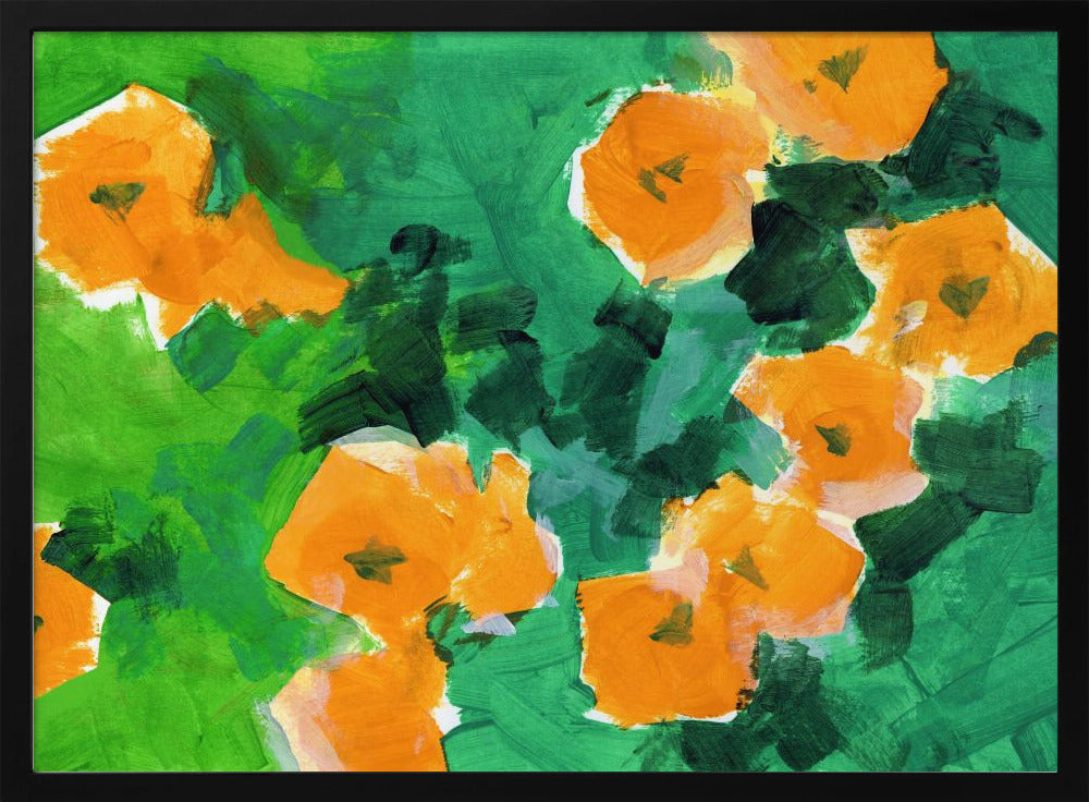 Golden Bloom Burst | Poster