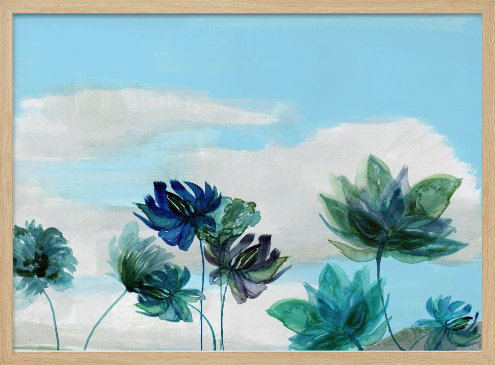 Azure Bloom Horizon | Poster