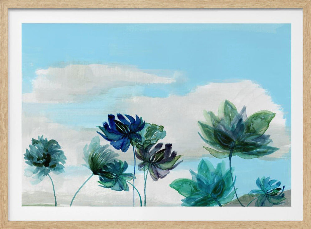 Azure Bloom Horizon | Poster
