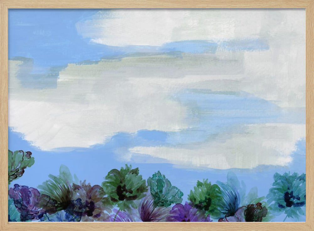 Whispering Wildflowers Sky | Poster