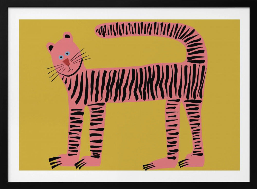 Tiger cat yellow | Poster