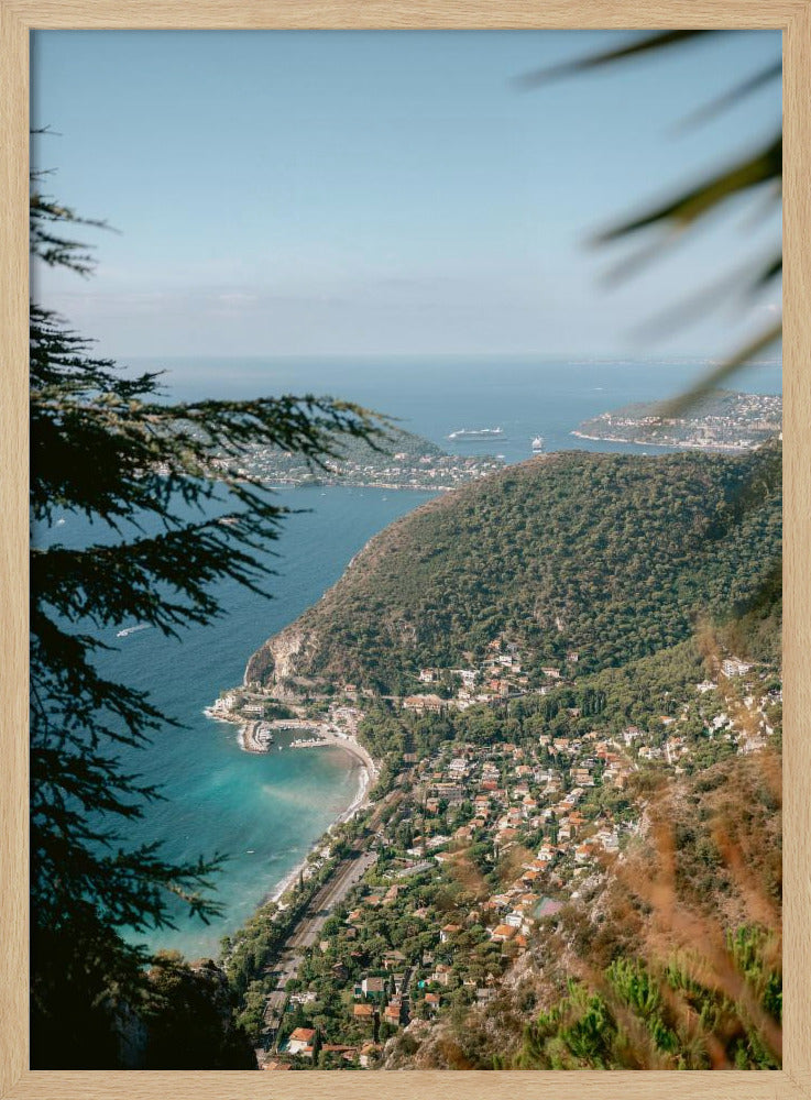 Green Hills And Turquoise Waters | Poster