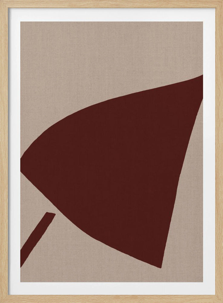 Red Geometric Composition | Poster