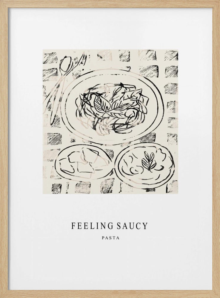 Illustration Of A Pasta Dish | Poster