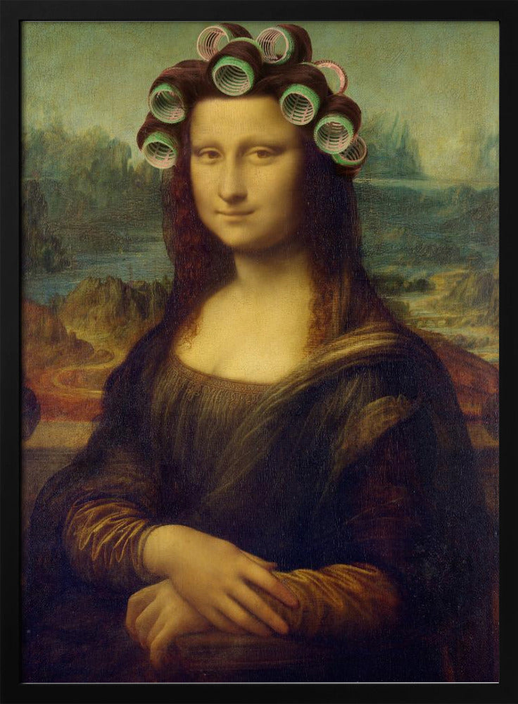 Mona Lisa - the Curly Girly Edition | Poster