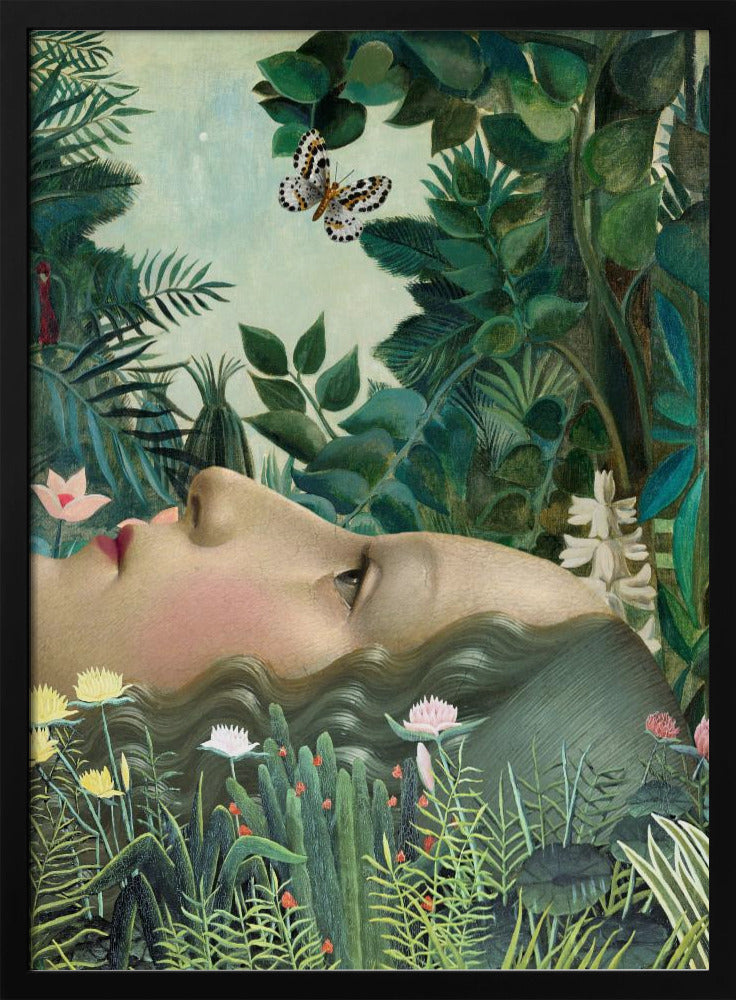 Giovanna In Tropical Garden | Poster