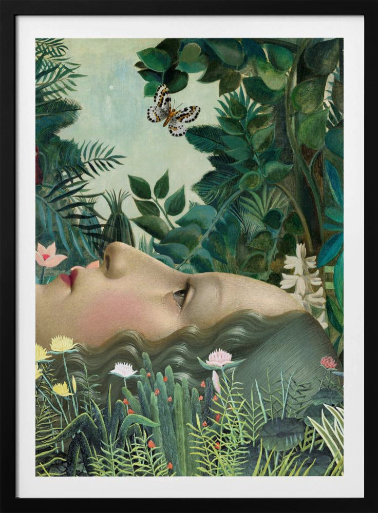 Giovanna In Tropical Garden | Poster