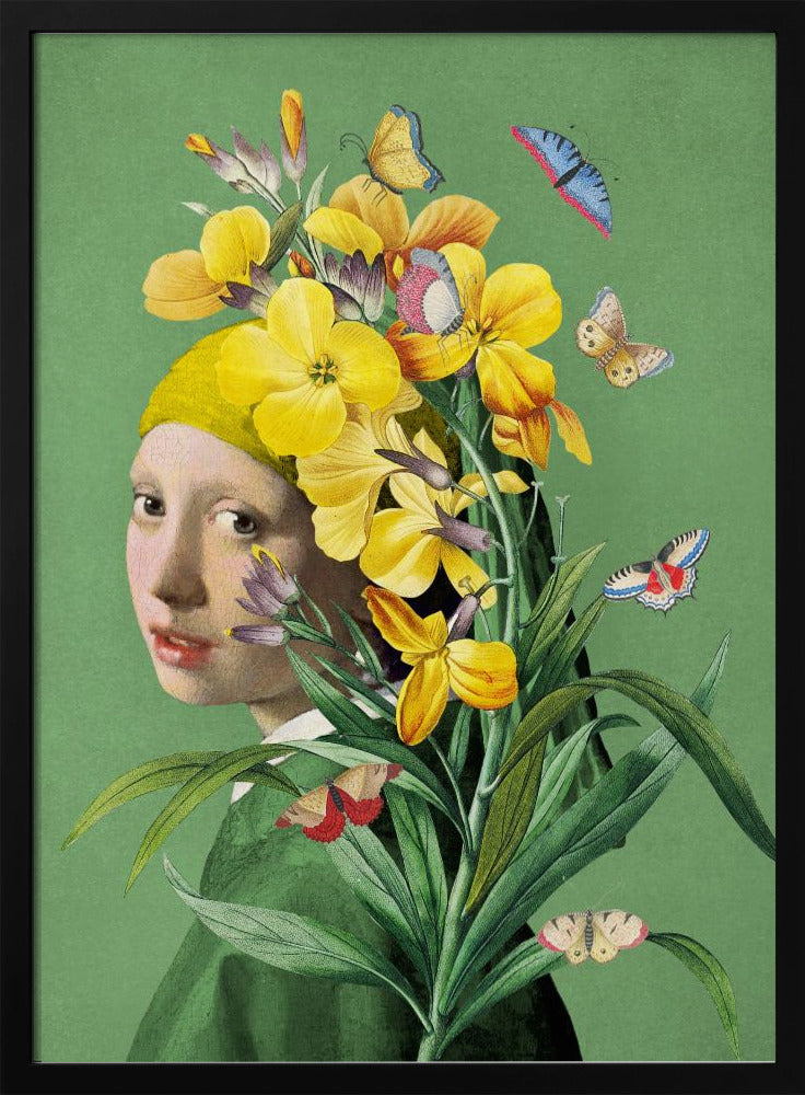 Girl With Pearl Earring the Springtime Edition Ii | Poster